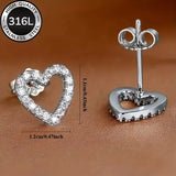 Love Stud Earrings