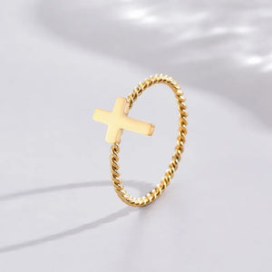 Mini Cross Ring