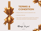 Gift Certificate